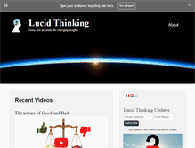Tablet Screenshot of lucidthinking.org